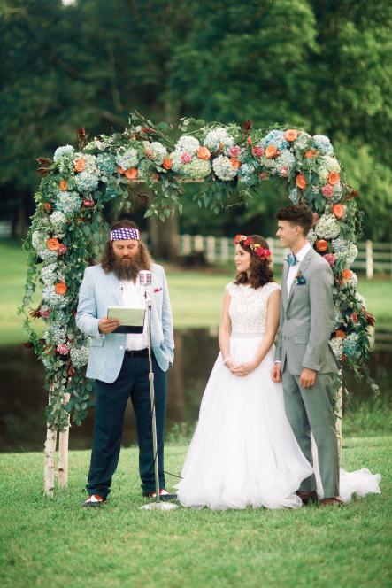 John Luke on His Wedding Day